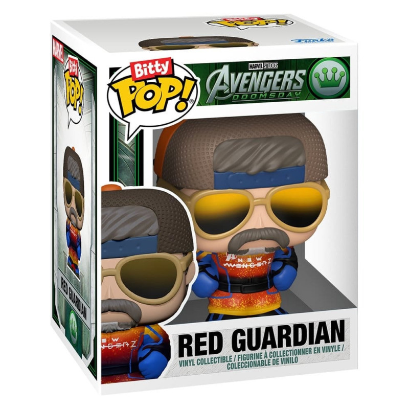 Marvel - Bitty Pop! Town Red Guardian & Avengers Tower – Funko