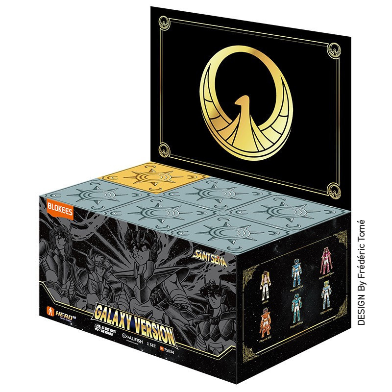 DECEMBRE 2026 : Saint Seiya - Set de 6 Figurines Blokees Galaxy Version Special Edition