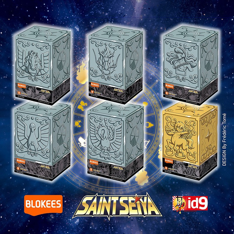 DECEMBRE 2026 : Saint Seiya - Set de 6 Figurines Blokees Galaxy Version Special Edition