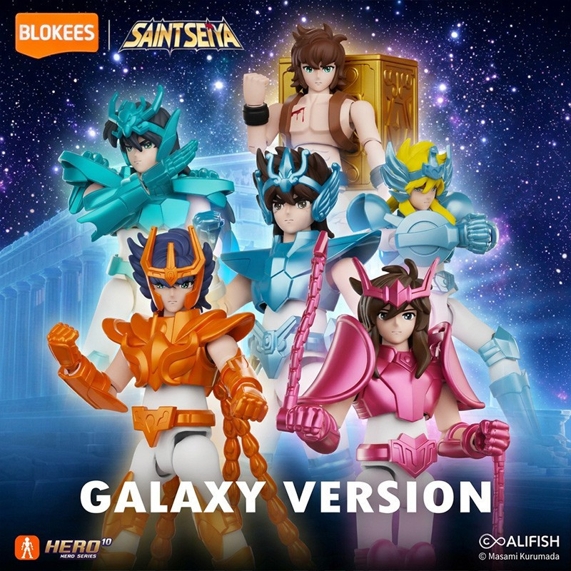 DECEMBRE 2026 : Saint Seiya - Set de 6 Figurines Blokees Galaxy Version Special Edition