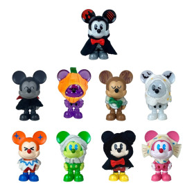 Disney - Mini Figurine Mickey Halloween 1 EXEMPLAIRE ALEATOIRE