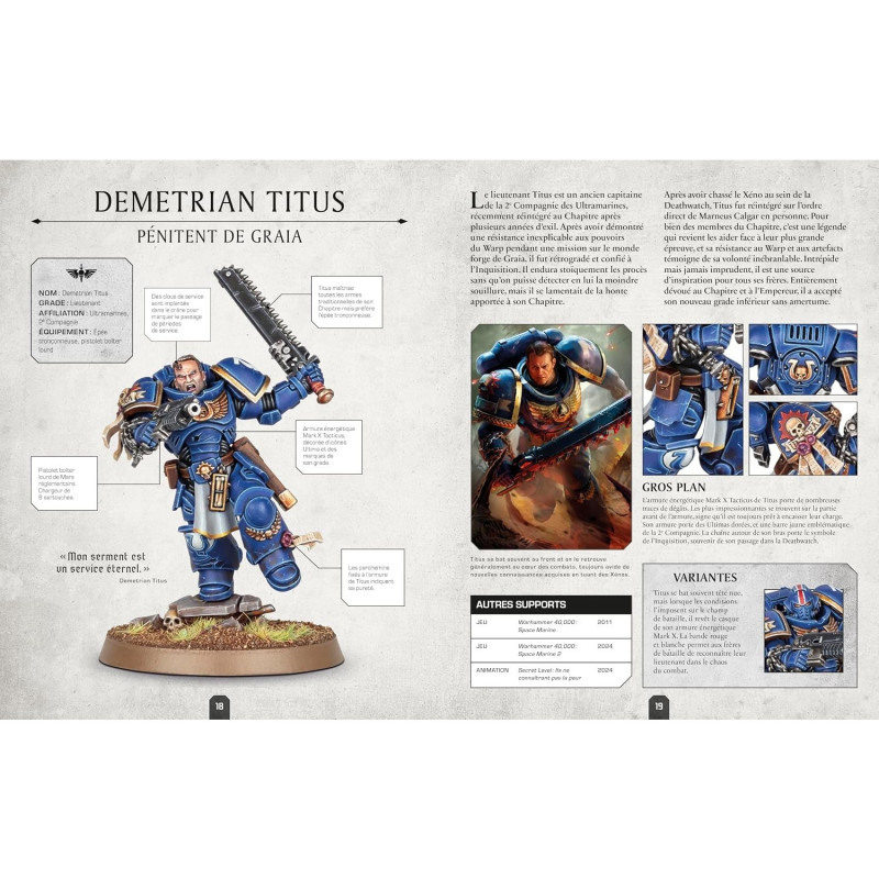 Warhammer 40K - L'Encyclopédie des Personnages