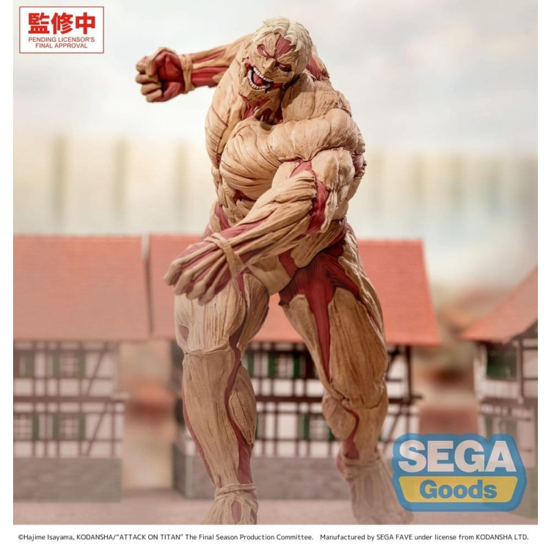 MARS 2027 : Attack on Titan - Figurine GigantiX Reiner Braun Armored Titan Ver. 25 cm