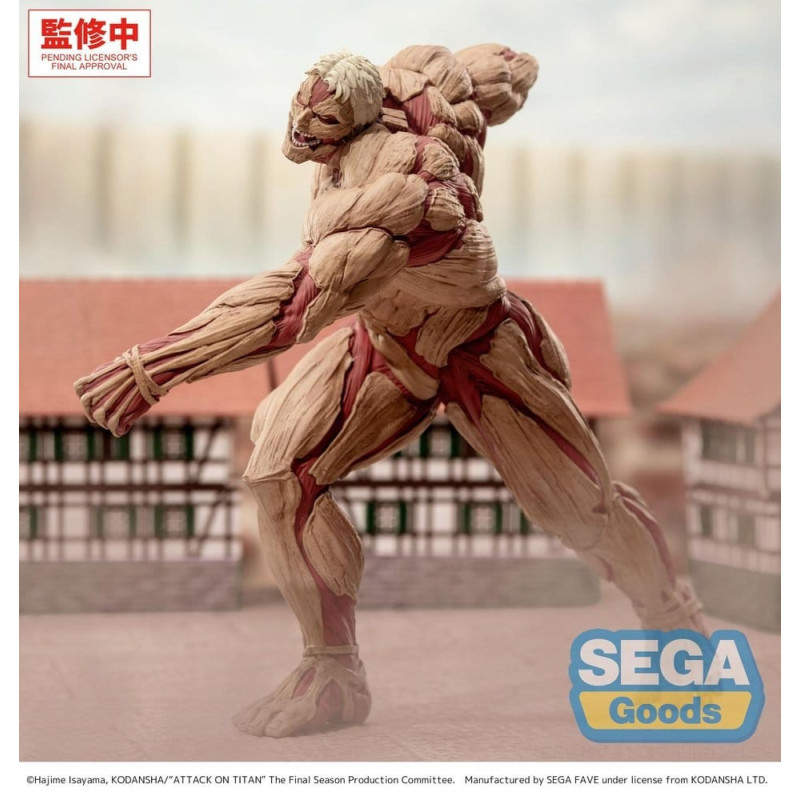 MARS 2027 : Attack on Titan - Figurine GigantiX Reiner Braun Armored Titan Ver. 25 cm