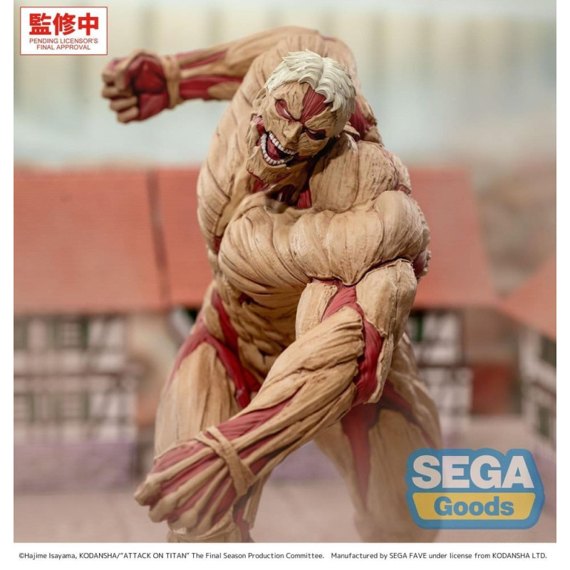 MARS 2027 : Attack on Titan - Figurine GigantiX Reiner Braun Armored Titan Ver. 25 cm
