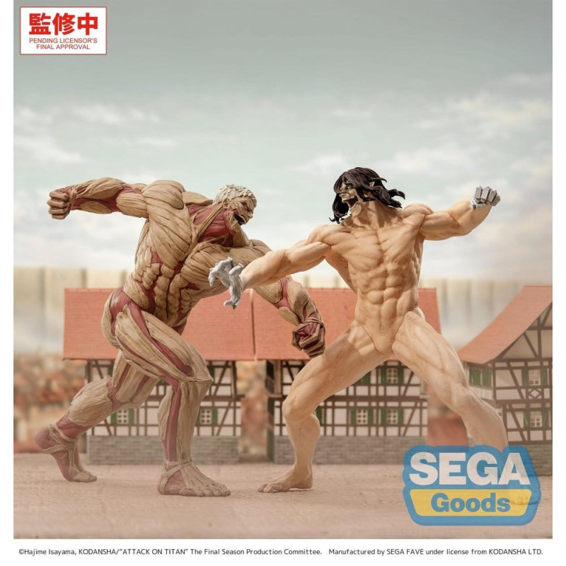 MARS 2027 : Attack on Titan - Figurine GigantiX Reiner Braun Armored Titan Ver. 25 cm
