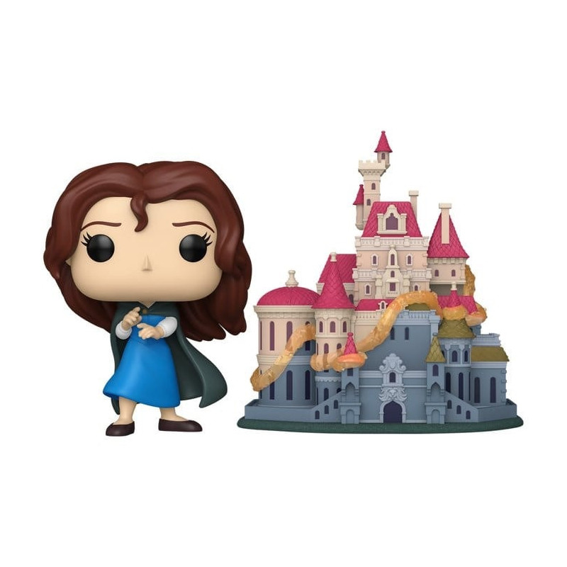 Disney : La Belle & La Bête - Pop! Town Château avec Belle - Funko