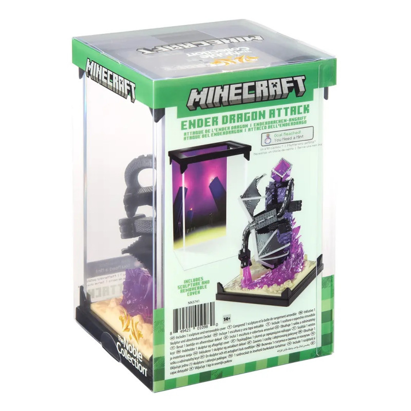 Minecraft - Diorama L’attaque de l’Ender Dragon – Noble Collection