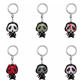 Scream - Mystery Pocket Pop! Porte-clés Ghost Face 1 EXEMPLAIRE ALEATOIRE