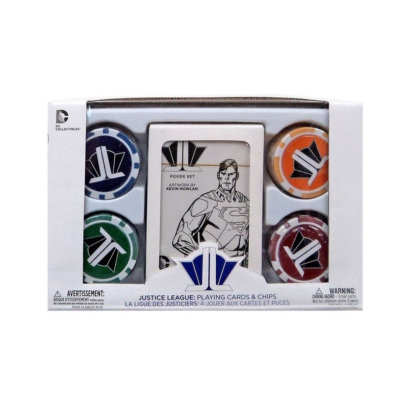 DC Comics - Jeu cartes Poker Set Starter Pack Justice League