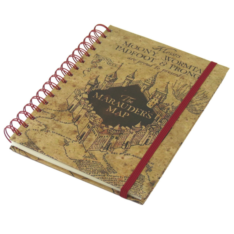 Harry Potter - Carnet spirales Marauder's Map