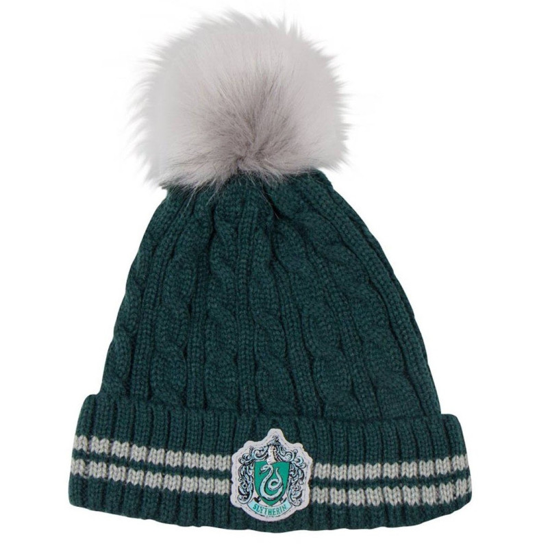 Harry Potter - Bonnet pompon Slytherin