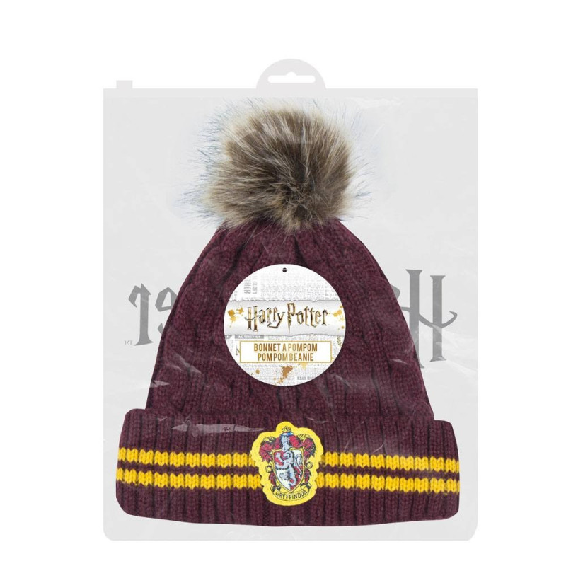 Harry Potter - Bonnet pompon Gryffindor