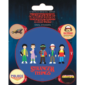 Stranger Things - set de stickers Arcade