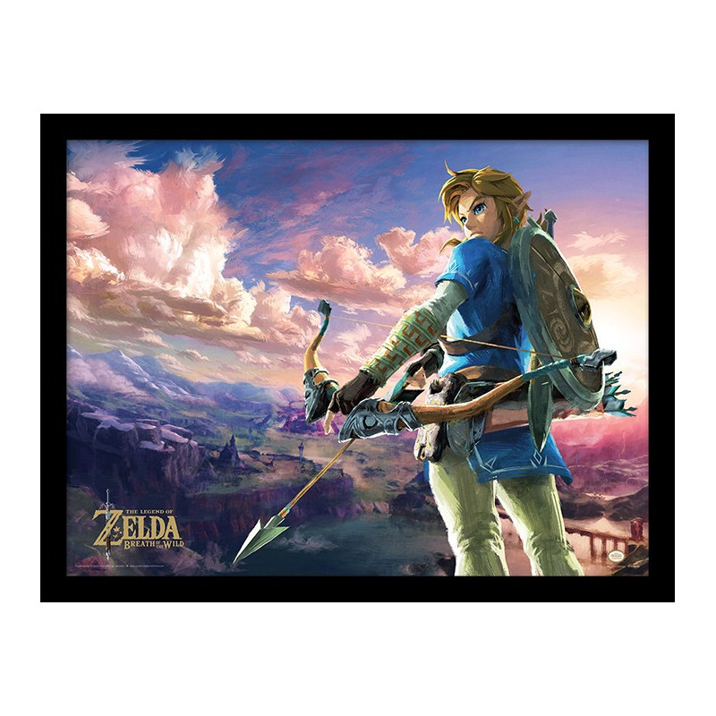 Zelda - poster encadré Breath Of Wild - Landscape