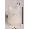 Mon voisin Totoro - peluche Totoro bagclip blanc 6 cm