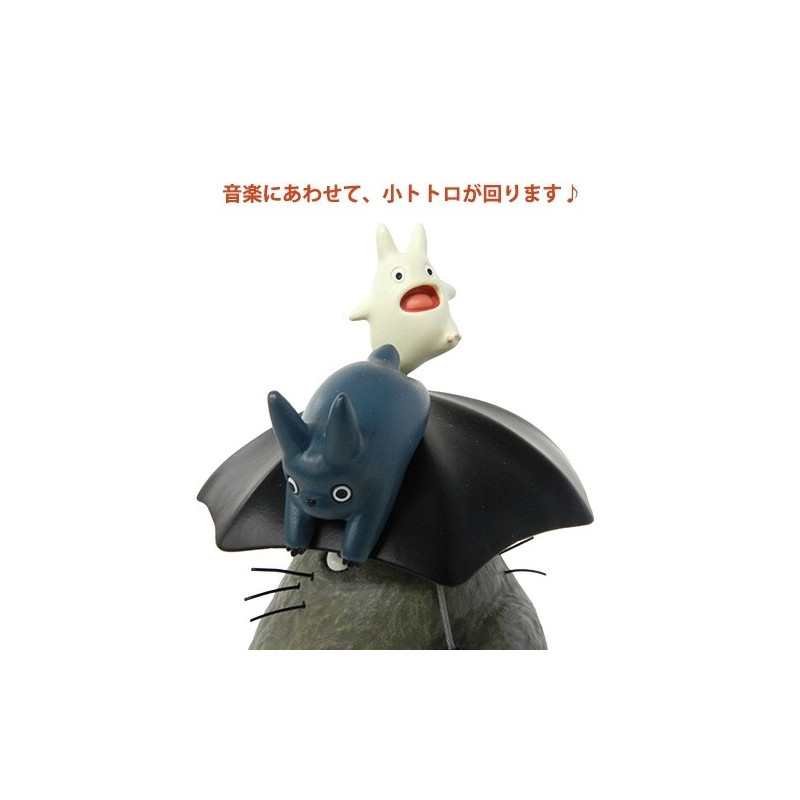 Mon Voisin Totoro - Boîte à musique diorama Totoro Parapluie