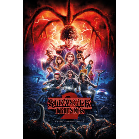 Stranger Things - grand poster Season 2 (61 x 91,5 cm)