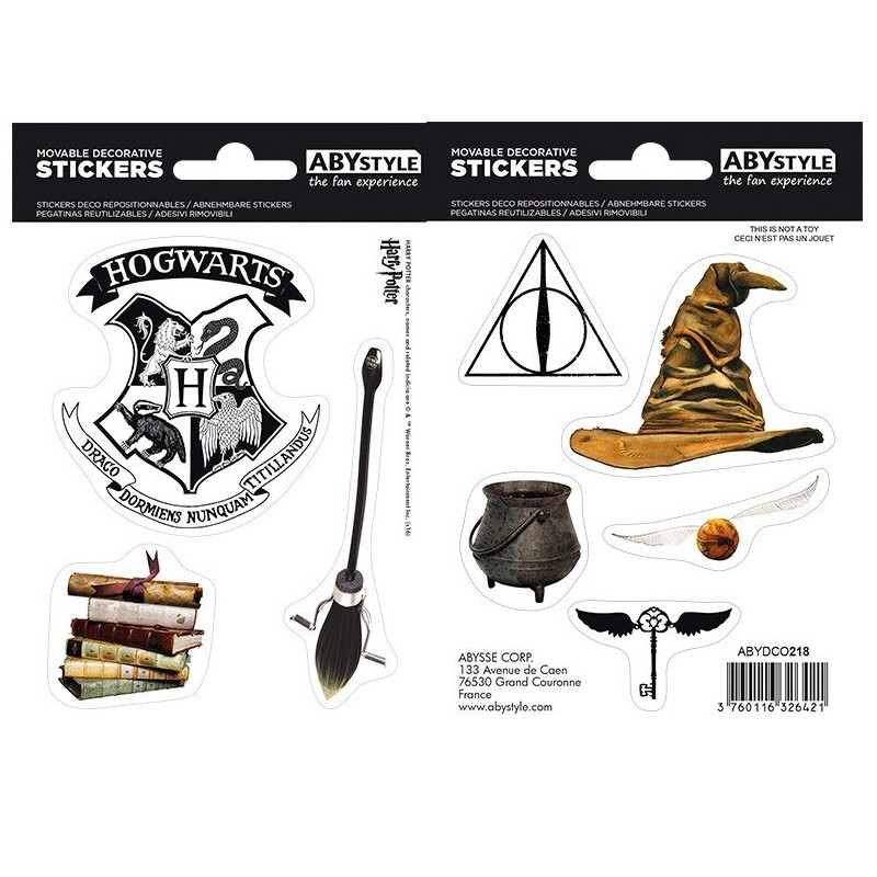 Harry Potter - Planches de stickers Objets Magiques