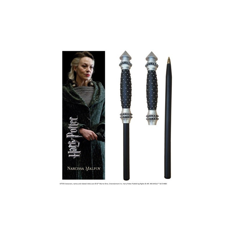Harry Potter - Stylo baguette + marque-page Narcissa Malfoy