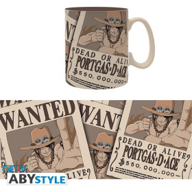 One Piece - grand mug Wanted Portgas D. Ace