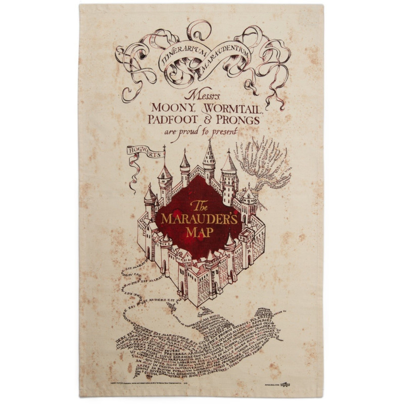 Harry Potter - Serviette torchon Marauder's Map