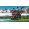 Howl's Moving Castle - poster en bois laminé 37,5 x 20,5 cm