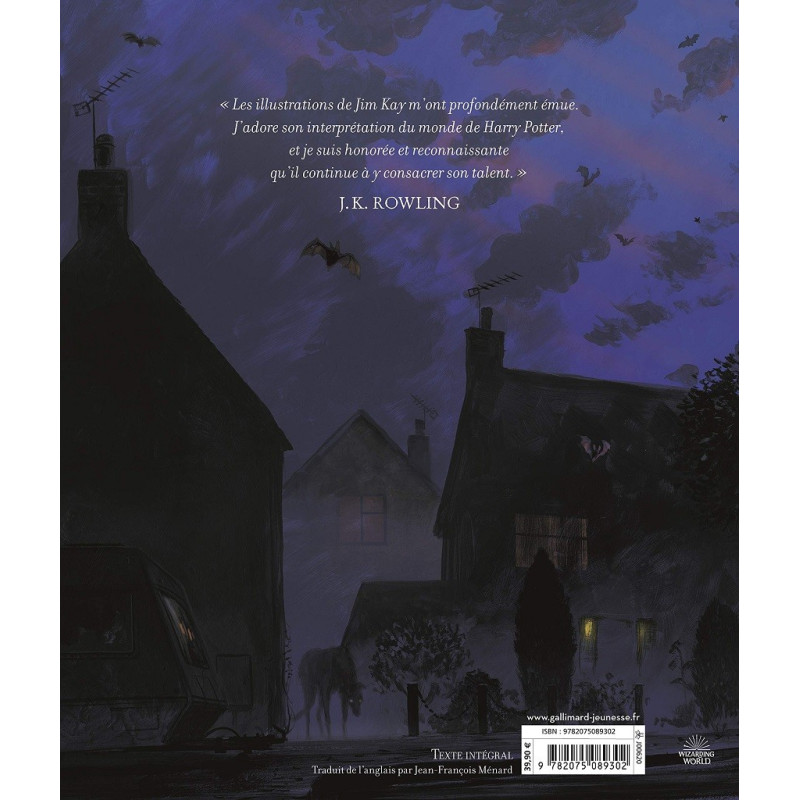 Harry Potter Tome 3 : Et le prisonnier d'Azkaban (illustré)