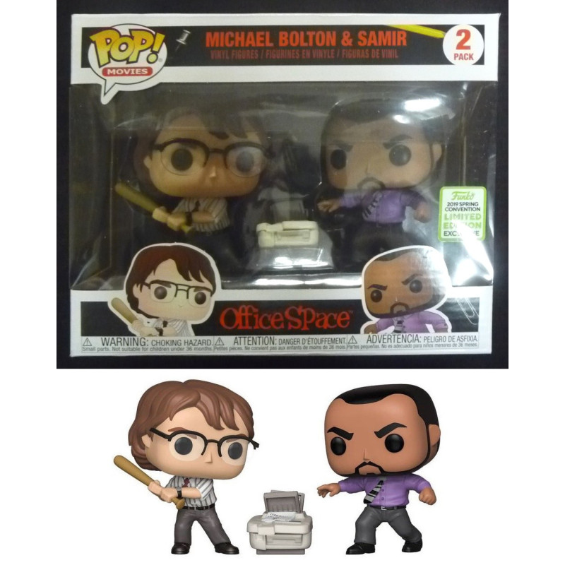 Office Space - Pop! - 2-Pack Michael Bolton & Samir ECCC 2019