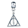 Harry Potter - Breloque plaqué argent Deathly Hallows