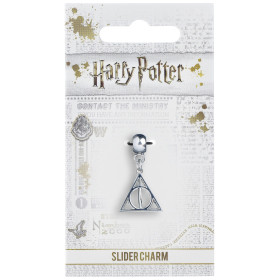 Harry Potter - Breloque plaqué argent Deathly Hallows