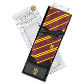 Harry Potter - cravate + pins Gryffindor