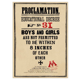 Harry Potter - Poster Proclamation No.31 50 x 69 cm