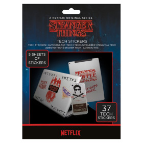 Stranger Things - Set de 37 tech stickers