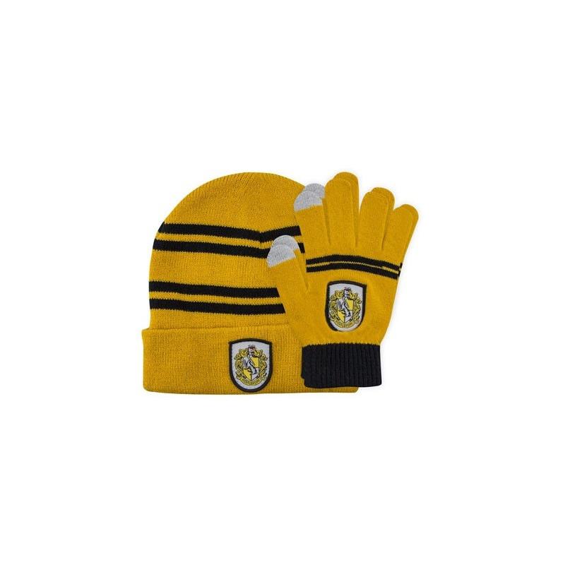 Harry Potter - Bonnet + gants Hufflepuff (enfant)