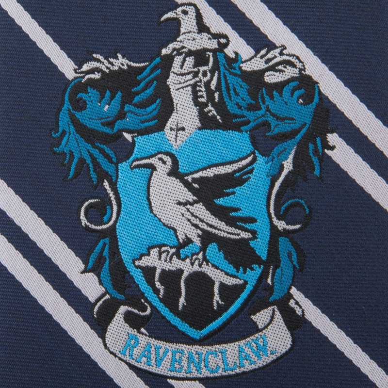 Harry Potter - cravate écusson tissé Ravenclaw
