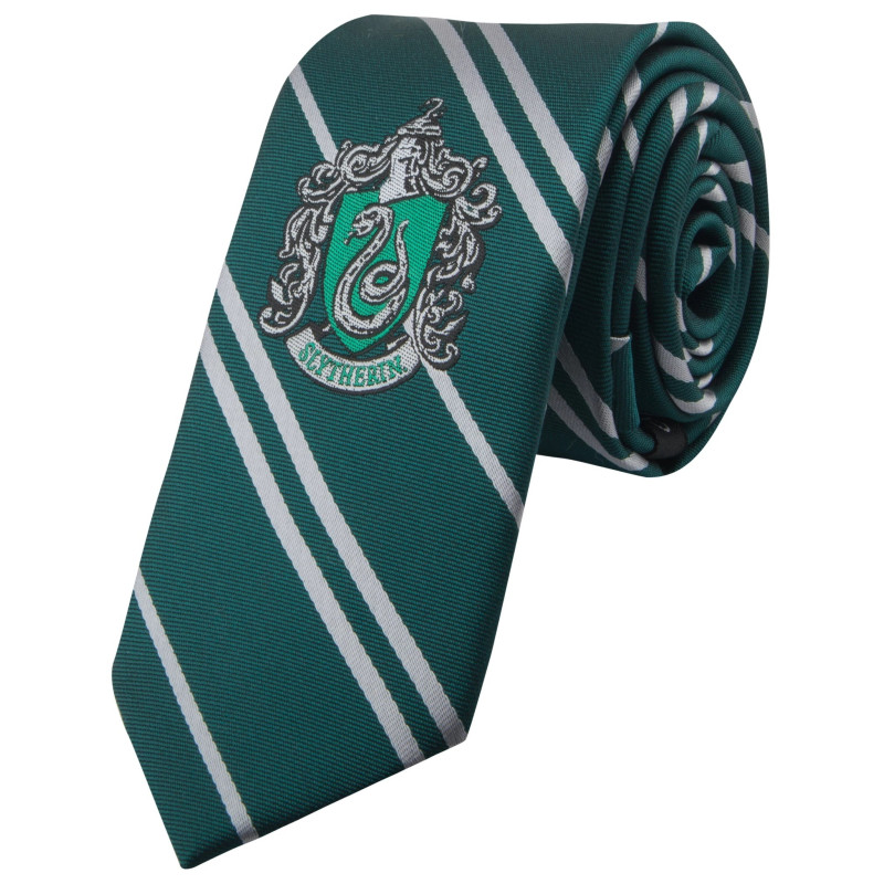 Harry Potter - cravate Enfant écusson tissé Slytherin