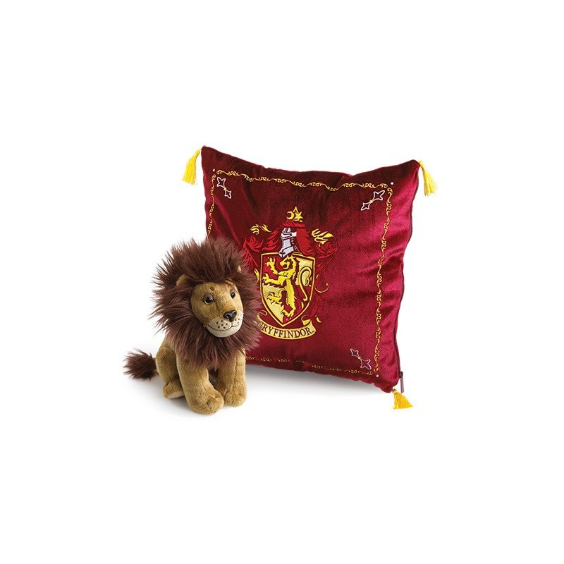 Harry Potter - Coussin + peluche Gryffindor