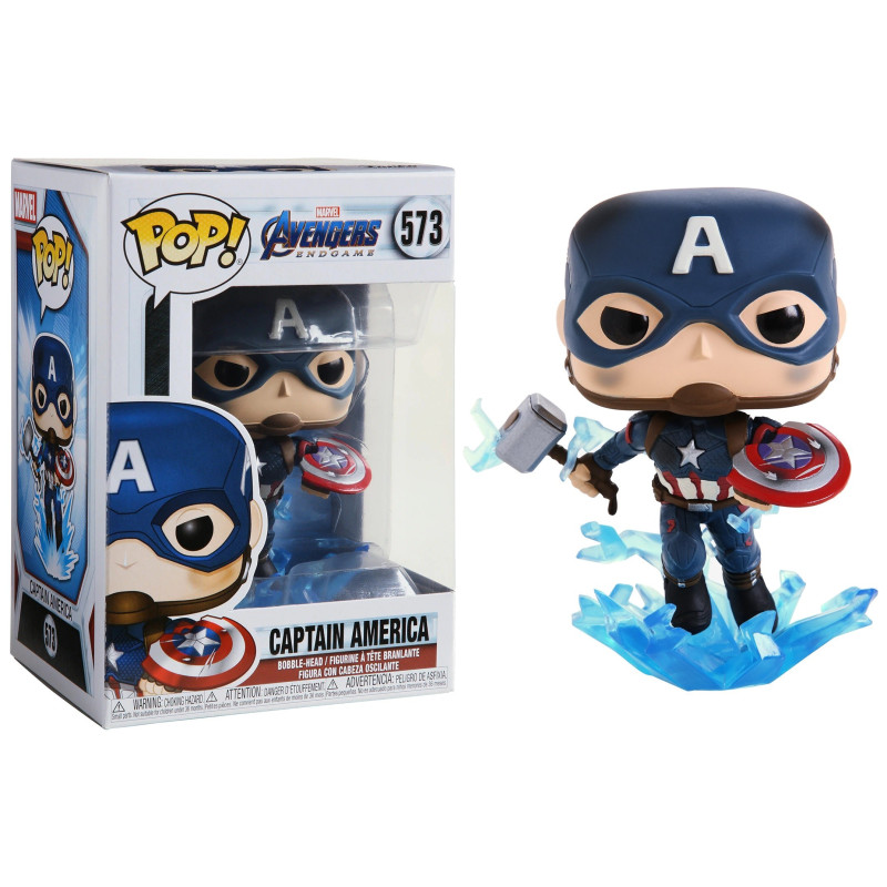 Marvel : Avengers Endgame - Pop! - Captain America Mjolnir n°573