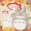 Mon voisin Totoro - Set de table tissu Totoro Champignons