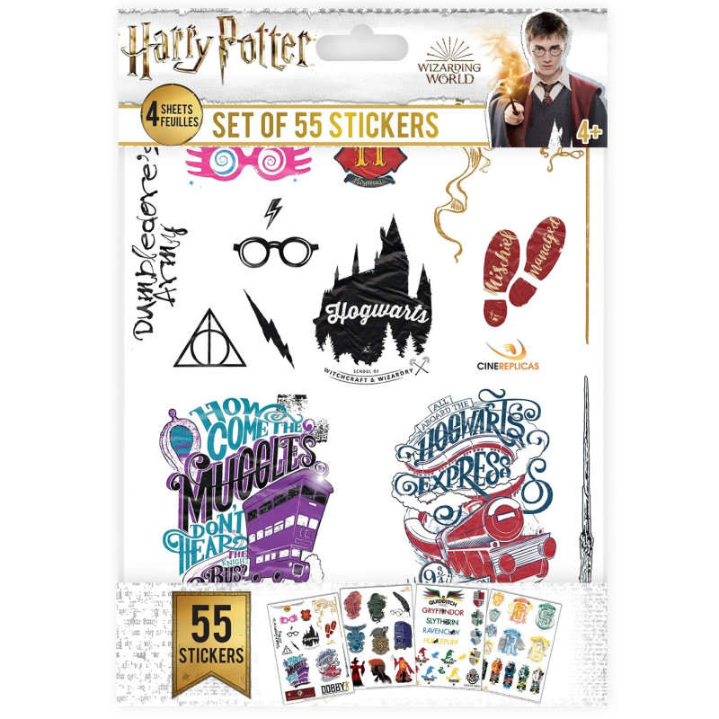 Harry Potter - Set de 55 stickers