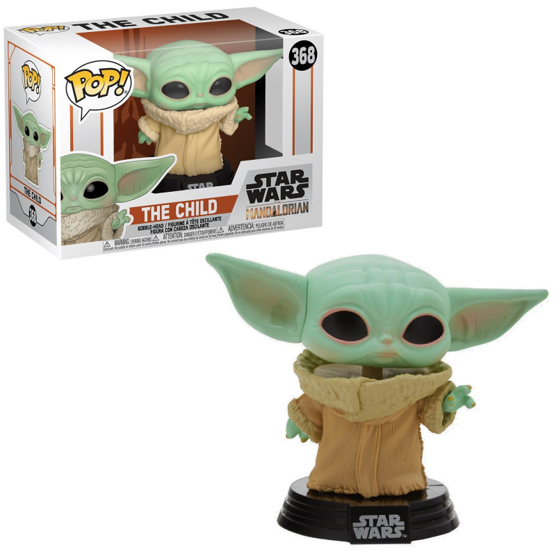 Figurine Pop Star Wars : Le Mandalorien #465 pas cher : Grogu avec