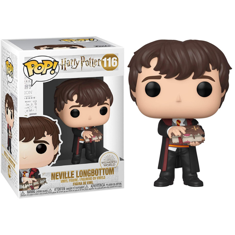 Harry Potter - Pop! - Neville Longbottom with Monster Book n°116