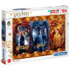 Harry Potter - Puzzle 104 pièces Harry, Ron Weasley et Hermione Granger