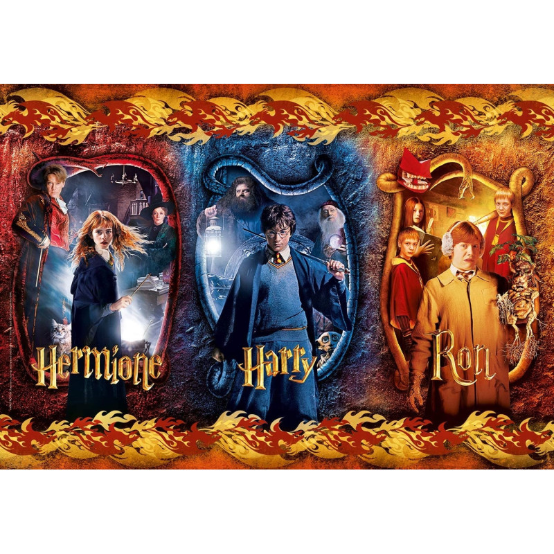 Harry Potter - Puzzle 104 pièces Harry, Ron Weasley et Hermione Granger