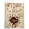 Harry Potter - Carte de voeux métallisée Marauder's Map