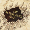 Harry Potter - Carte de voeux métallisée Marauder's Map