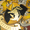 Harry Potter - Carte de voeux métallisée Hufflepuff