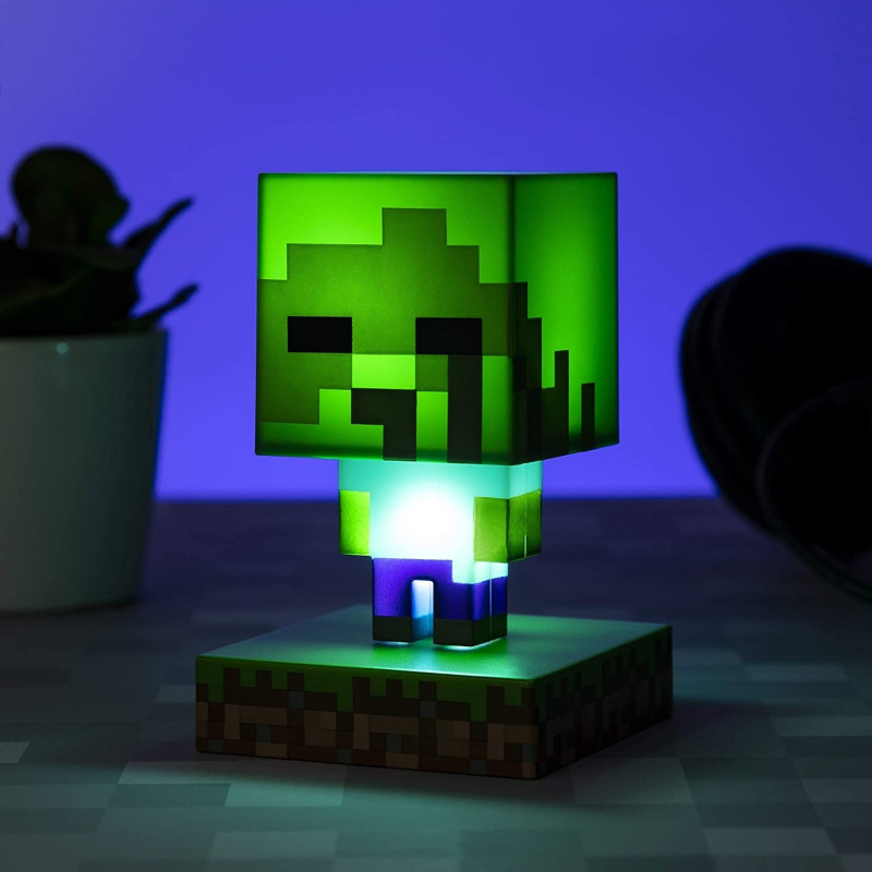 Minecraft - Lampe veilleuse Zombie 11 cm