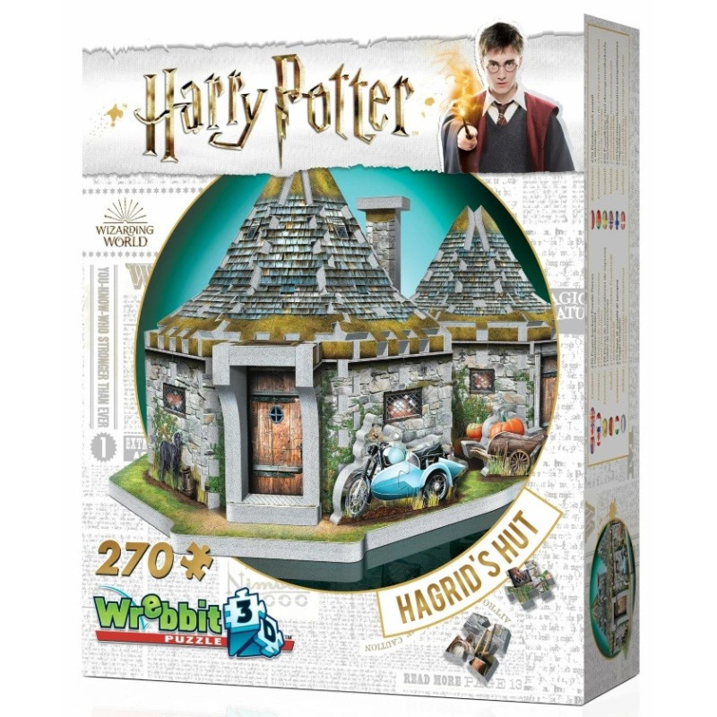 Harry Potter - Puzzle 3D Hutte d'Hagrid BOITE ABIMEE